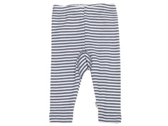 Joha leggings dark gray stripes merino wool/silk